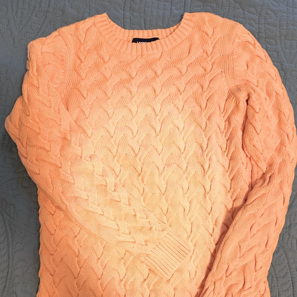 Lands End sweater Small Yellow